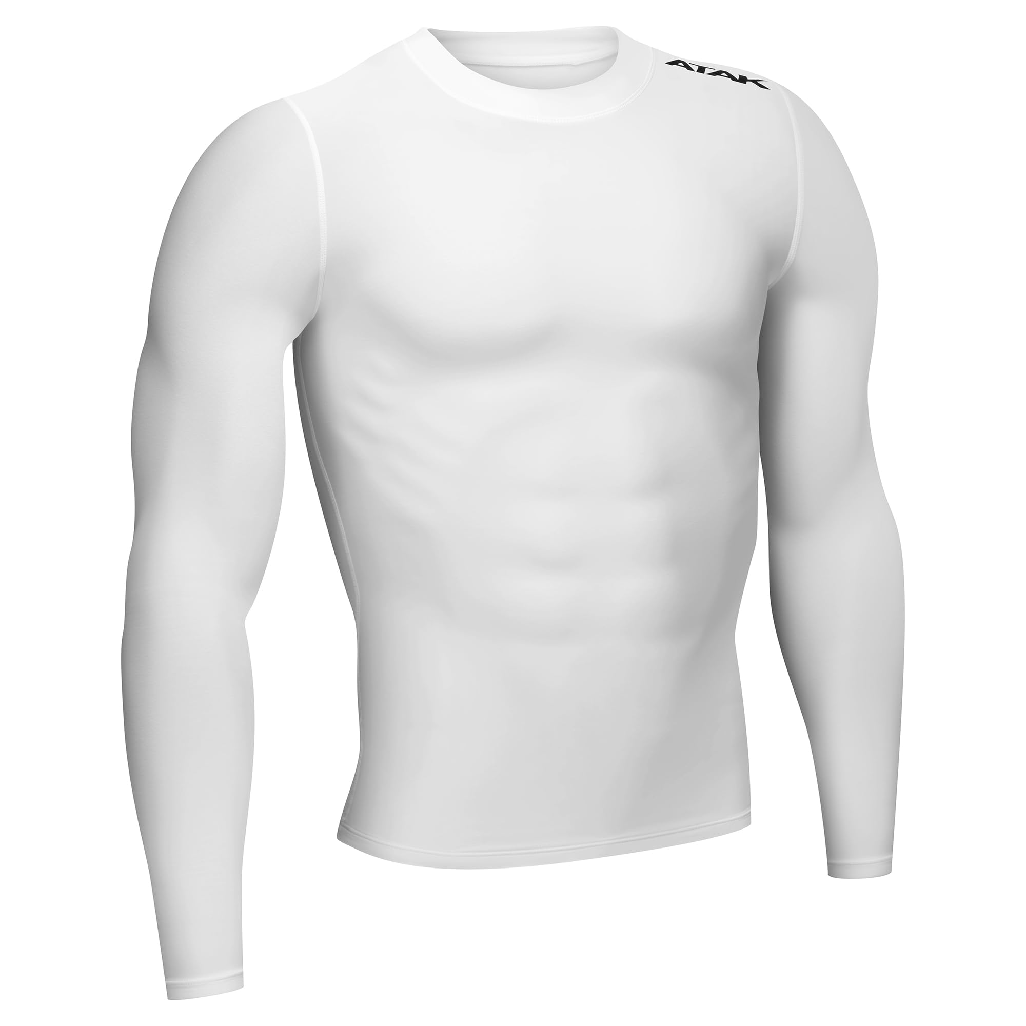 Atak Sports Atak Compression Long Sleeve Top Senior White Small