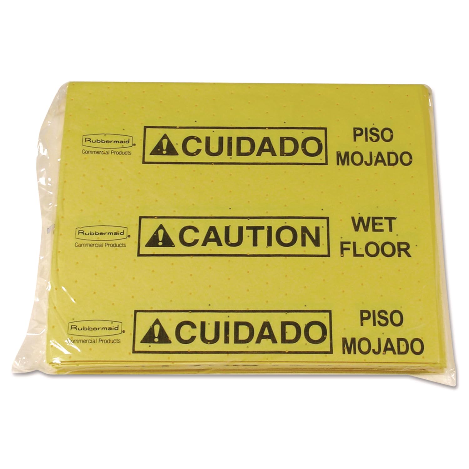 Rubbermaid Commercial - Almohadillas de protección contra derrames, amarillo, 1