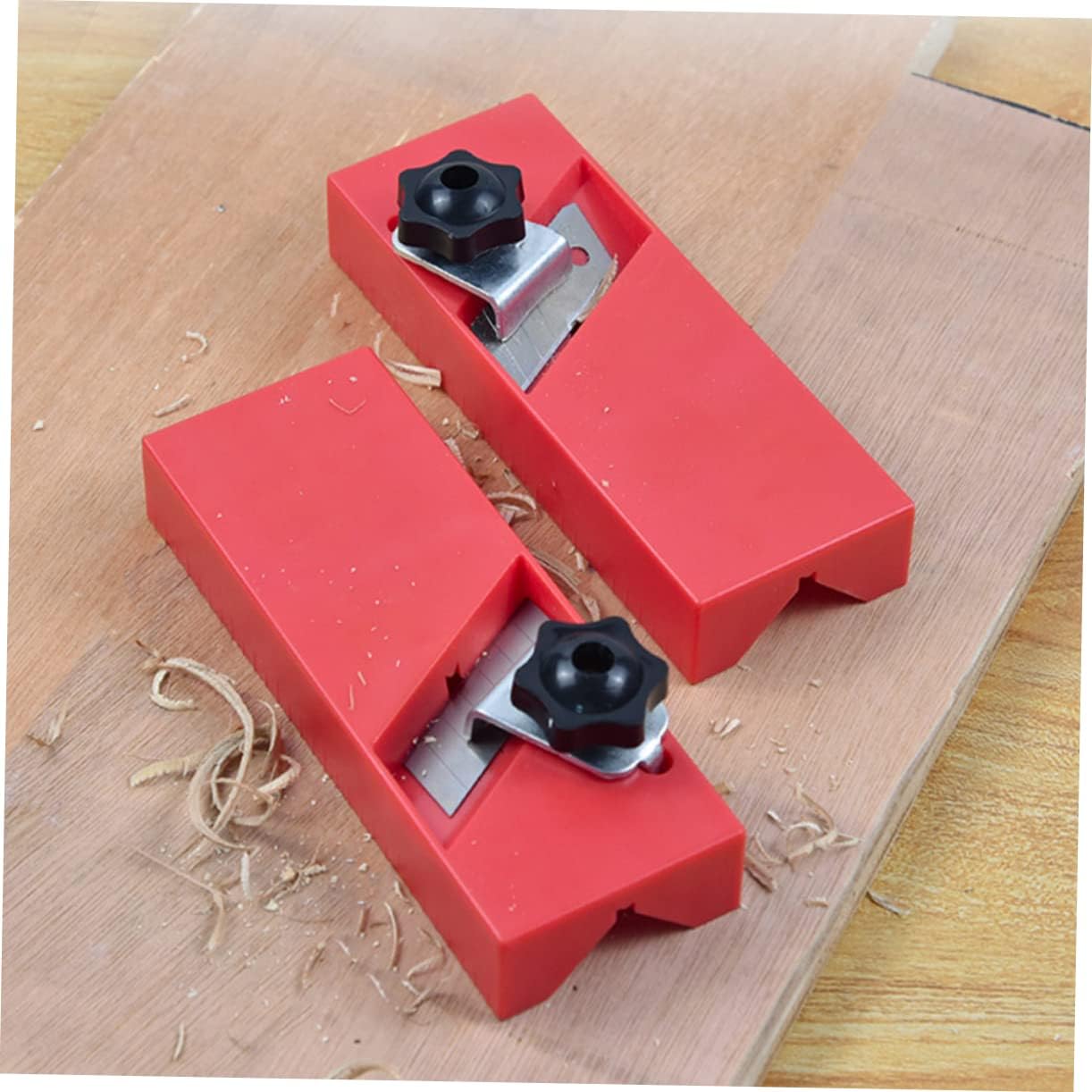 Mikikit 1pc Chamfer Plane Woodworking Hand Tool Blades Corner Plane for Precise Trimming and and Easy to Use