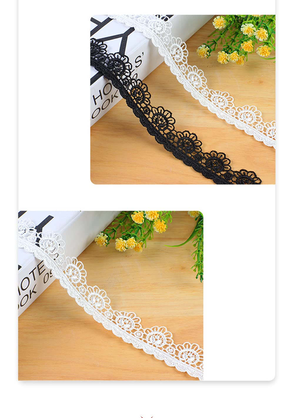 Duories 15 cm x 2 m Elasticiteit kanten lint kanten rand sierband sierband kant lint voor naaien, doe-het-zelf knutselen, decoratie voor kleding, ondergoed, lingerie, trouwjurk, tafeldecoratie, wit Duories 15 cm x 2 m Elasticiteit kanten lint kanten rand sierband sierband kant lint voor naaien, doe-het-zelf knutselen, decoratie voor kleding, ondergoed, lingerie, trouwjurk, tafeldecoratie, wit