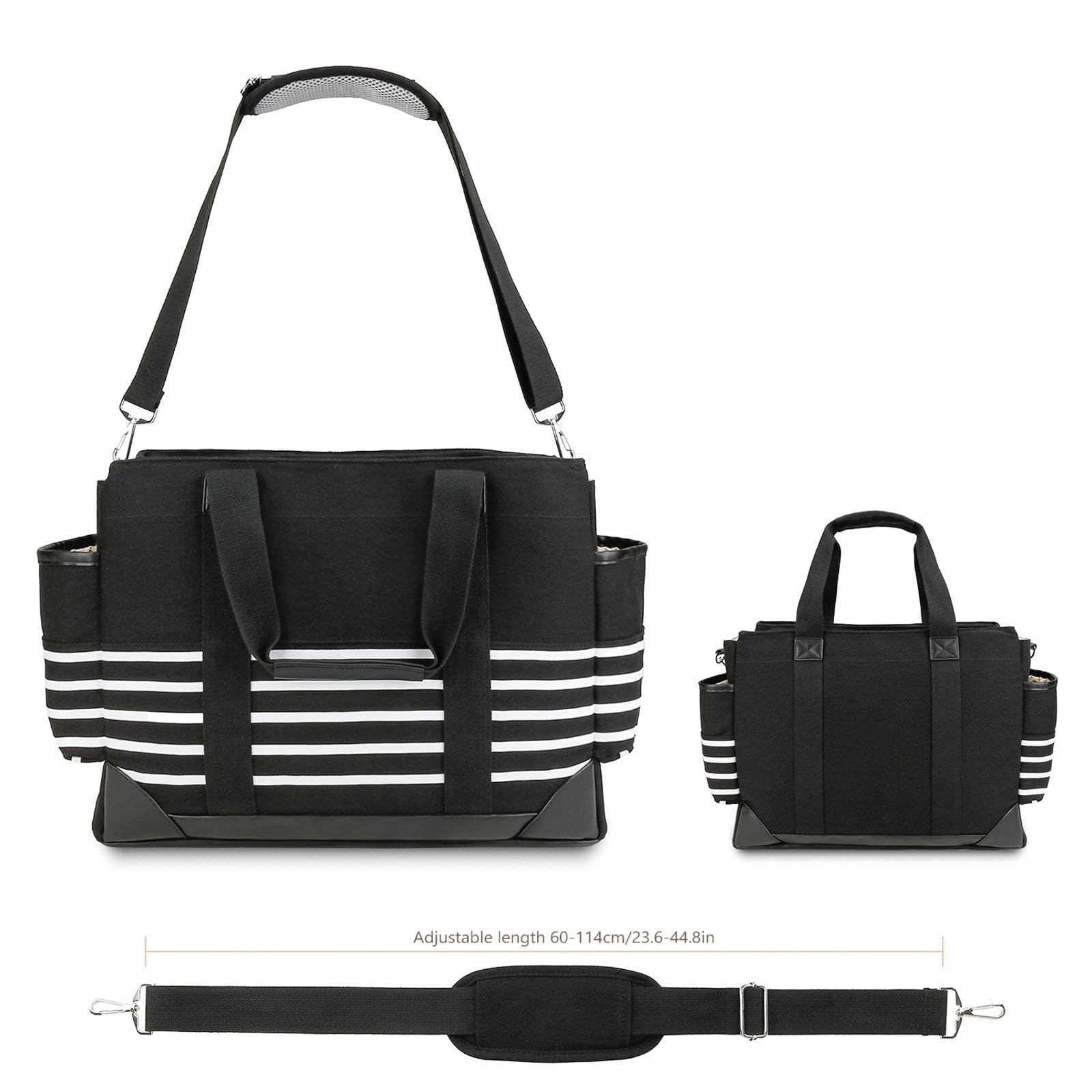 Modisches, schlichtes Design für Mütter, Schultertrage, bequemer Griff, Stadt, Pendler, Reisen, stabile Canvas-Handtasche