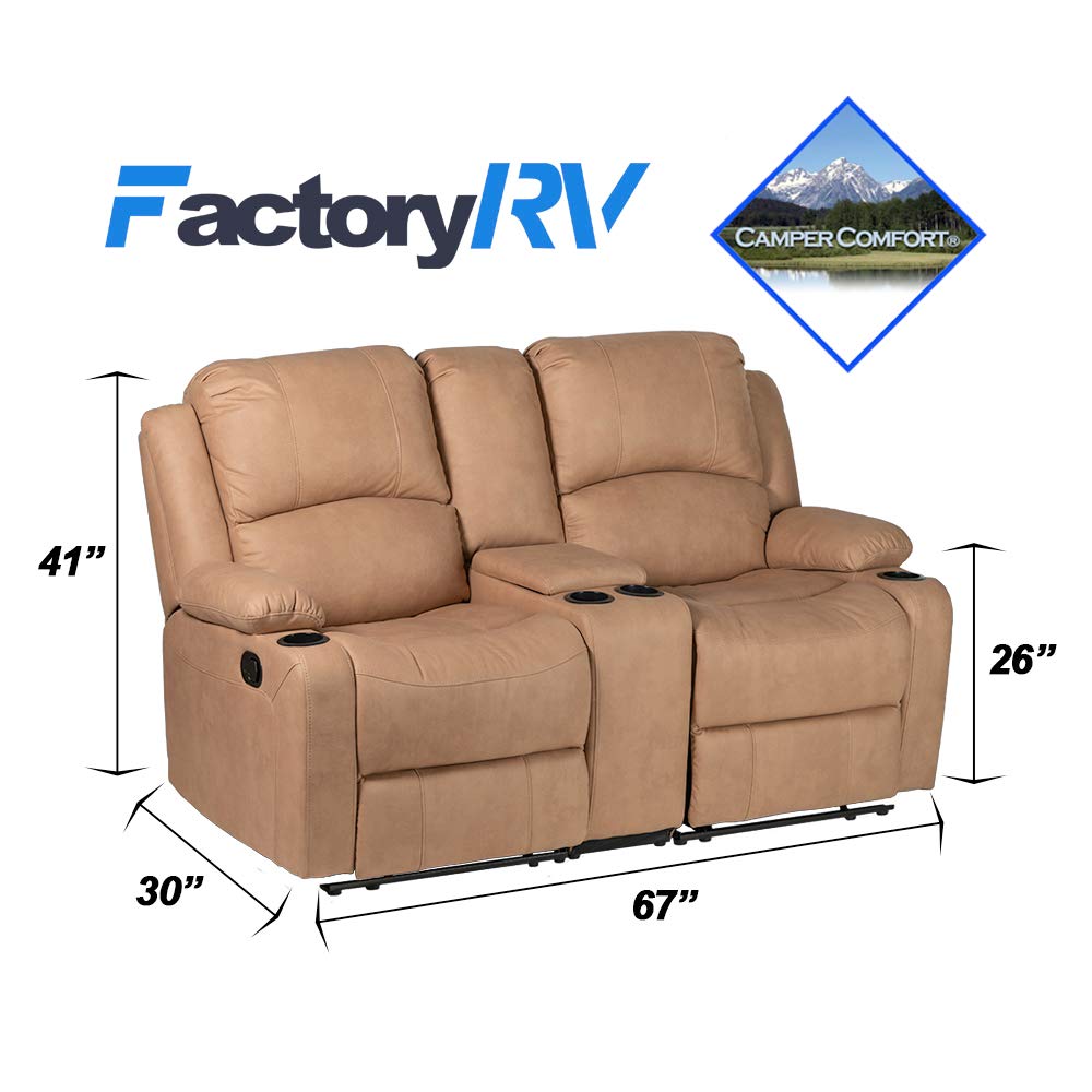 Buy Camper Comfort 67" Wall Hugger Reclining RV RV Theater Seats