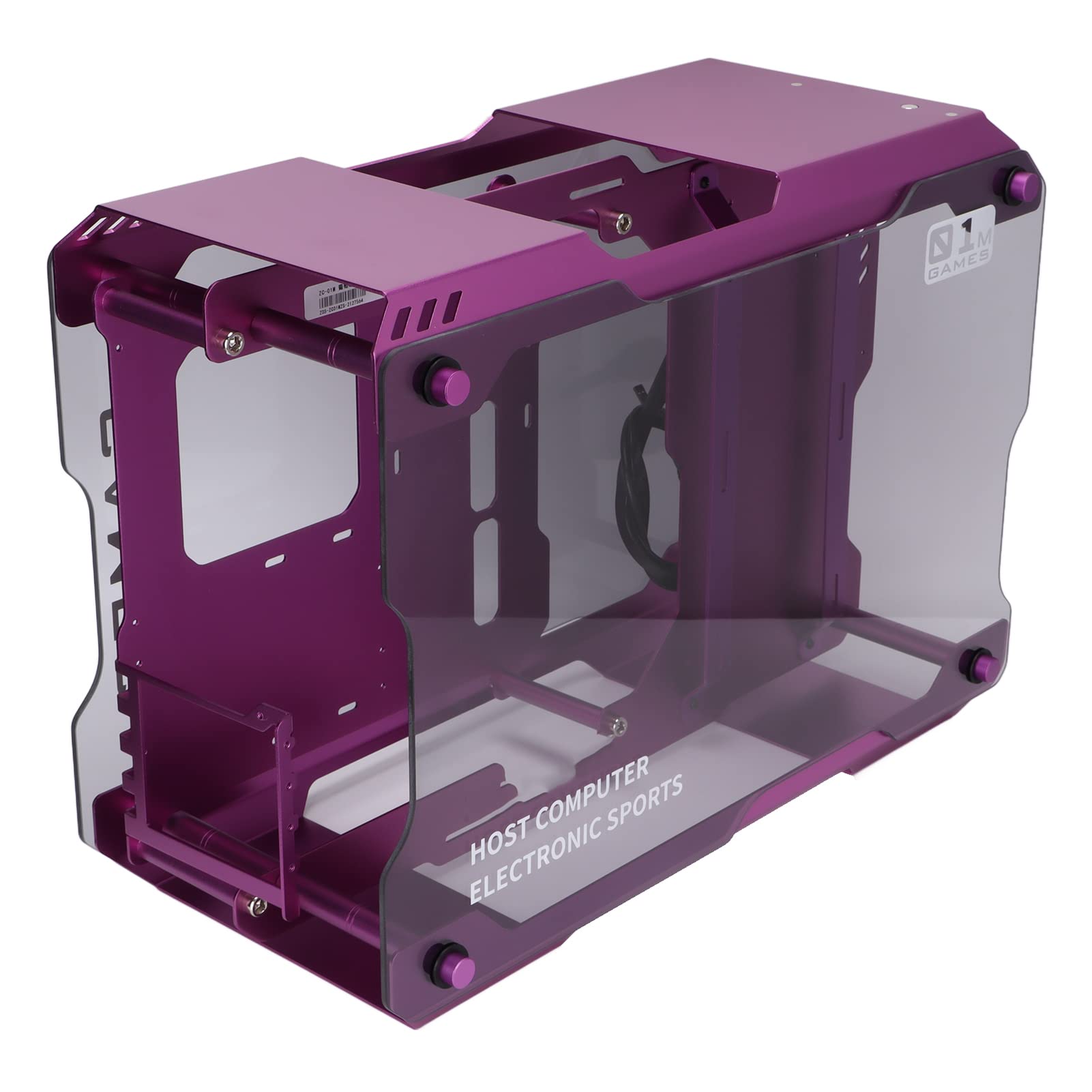 Bewinner Case Premium Mid-Tower ATX Case da Gioco per PC, Pannelli in Vetro Temperato Case per PC da Gioco Chassis per Computer, ATX Matx Open Mini Chassis da Gioco Raffreddato Ad