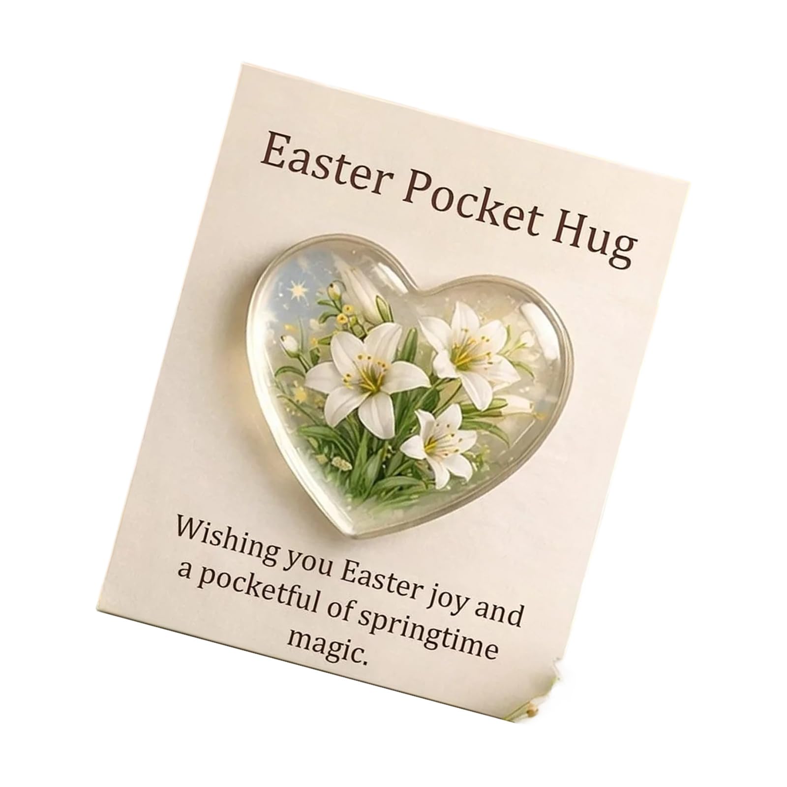 Xjdzineq Sized Hug Card to Convey Warmth and Crafted From Resin Ideal for Daily Life Special Event Celebrations Keychain Card