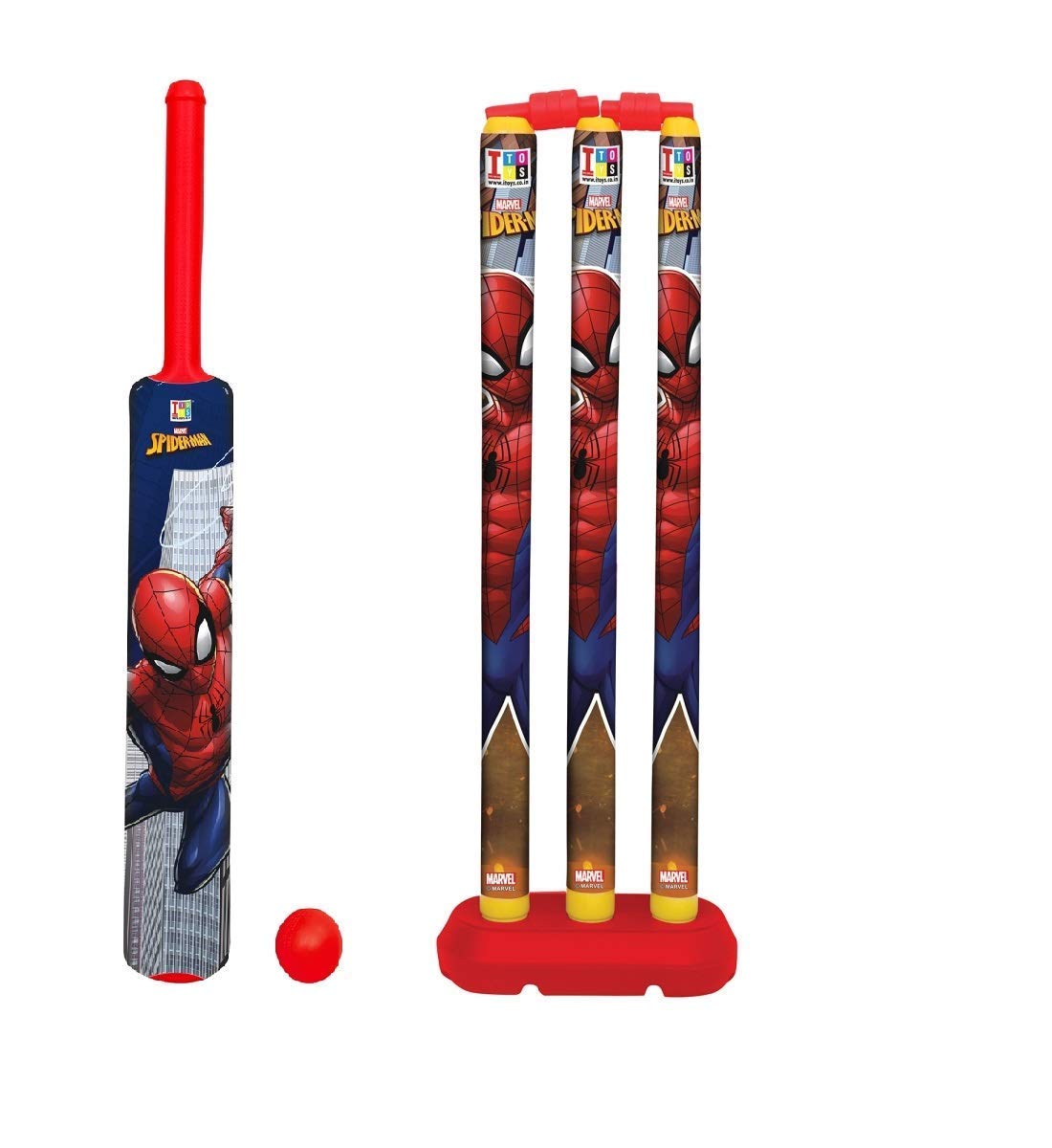 Littlewish Amazing Avenger Style Kids Big Size 24 Inch Unbreakable Plastic Cricket Kit Set with Bat,Balls, Wickets,Bells- Indoor Beach Outdoor Garden Play Set for 2-6 Yrs Kids Cricket Bat Cricket Kit (B0B74LLPQY) Amazon Price History, Amazon Price Tracker