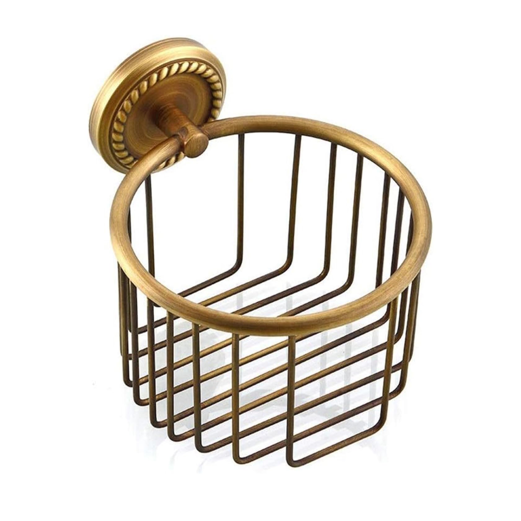 Porte-papier hygiénique moderne avec panier de rangement pour WC