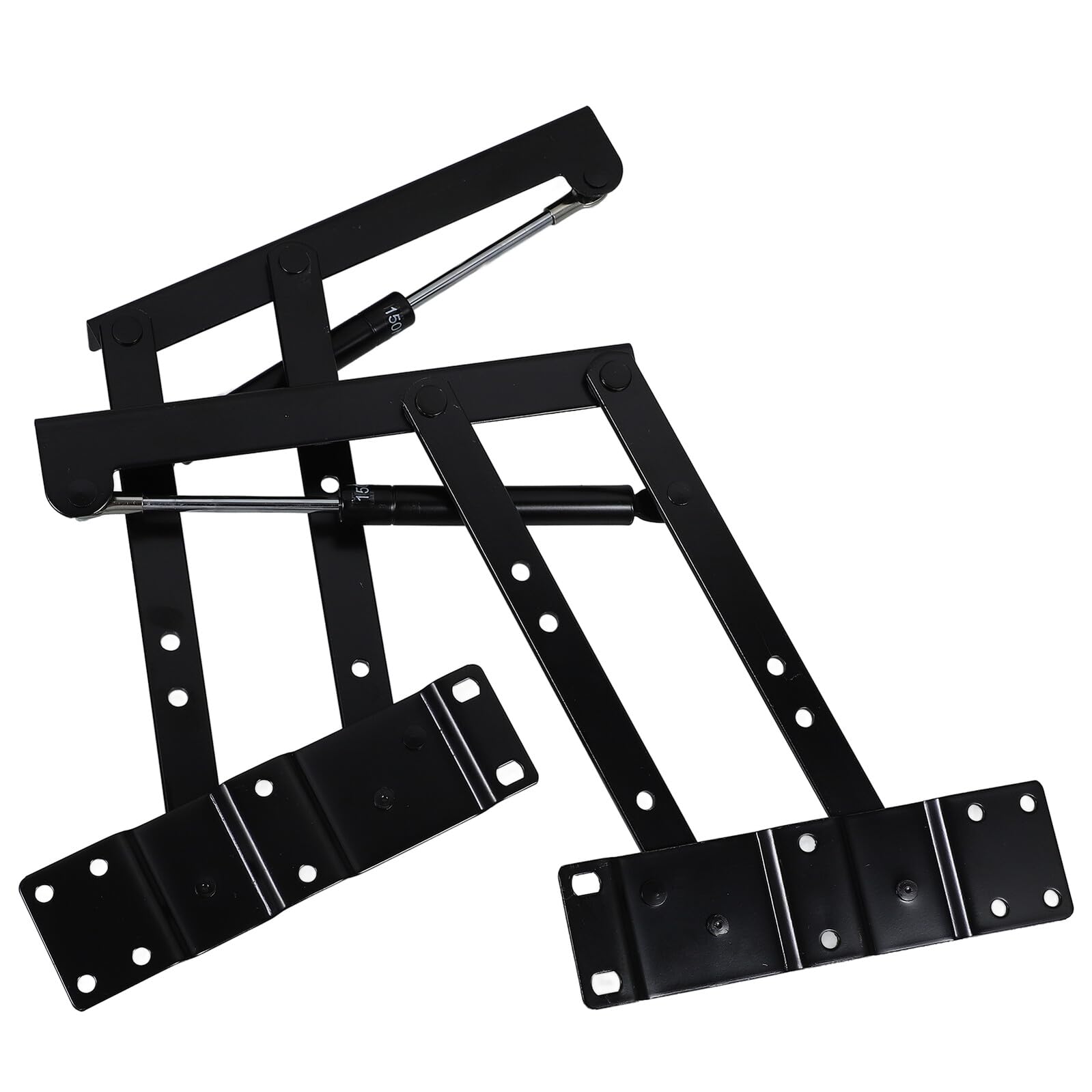 TEHAUX Soporte Elevador Plegable de Hierro para Mesa de Centro y Té, Estructura Resistente Resorte, Ahorro de Espacio, Adecuado para Mesas Elevadoras Funcionales