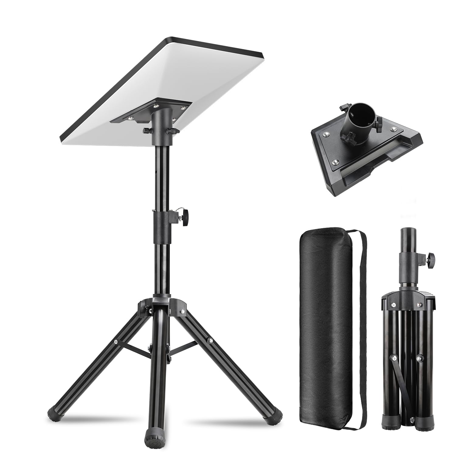 Starlink Gen 3 Mount with Adapter, Starlink Mount Compatible with Starlink Mounting Kit, Adjustable Height Starlink Tripod Stand for Gen 3, Starlink Stand with Stability for Outdoor Camping, RV