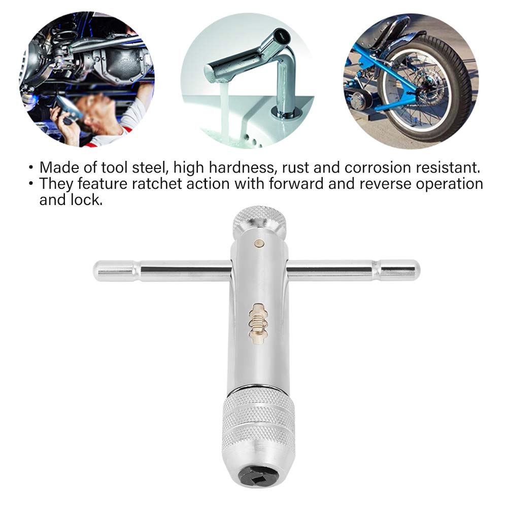 2 Chiavi A Cricchetto Per Filettatura - Giramaschi Regolabili M3-M8 E M5-M12 - Foto 8