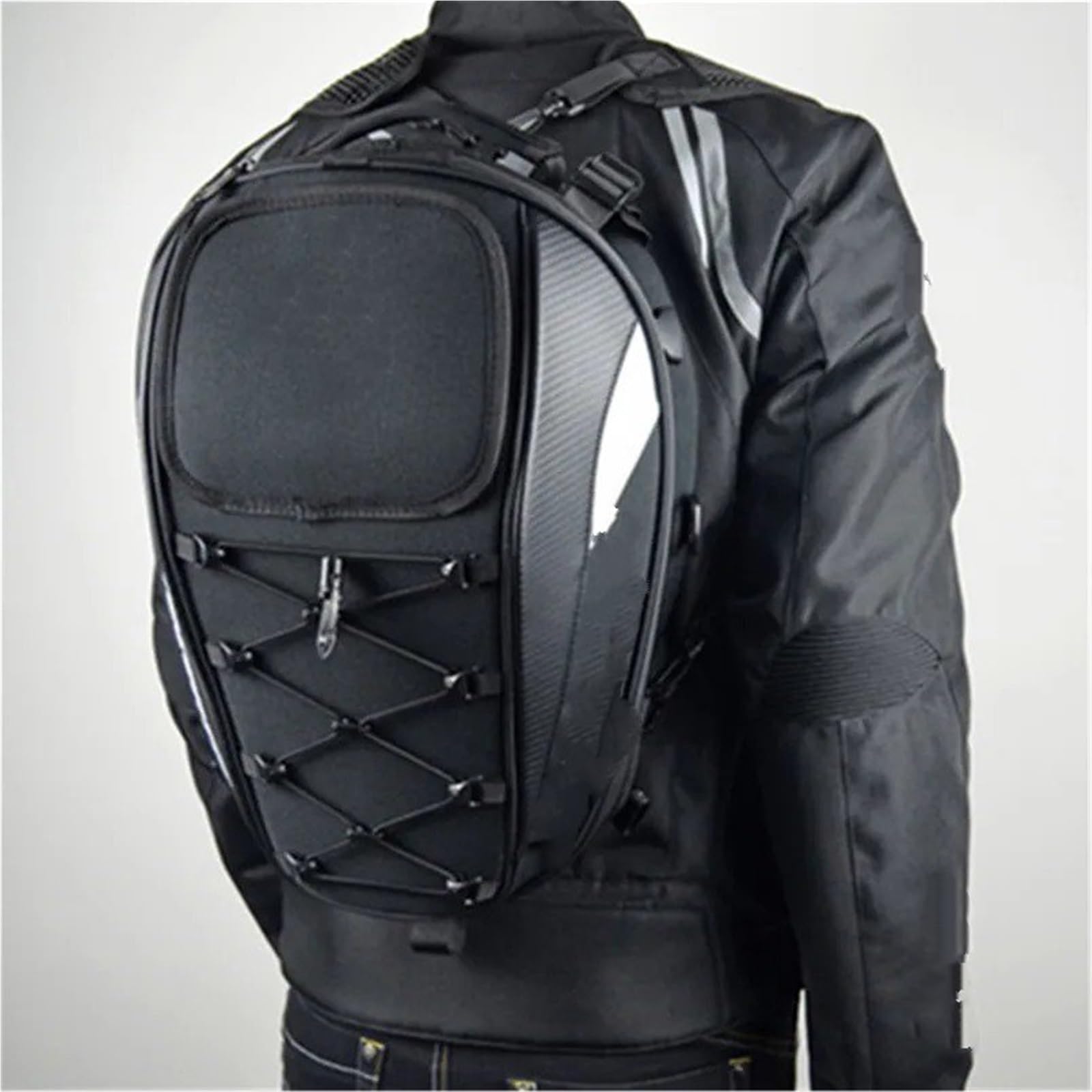 Borsa Laterale Per Moto Borsa Coda Moto Impermeabile Sedile Posteriore Multifunzione Lato Gamba Cadente Pilota Ad Alta Capacità(MC-0102and0105 Gray)