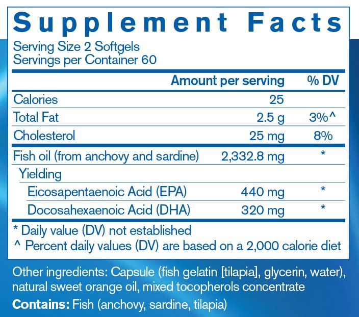 Miniatura 2 de Pharmax Las mejores cápsulas de aceite de pescado puro  Apoya la función cerebral  120 cápsulas