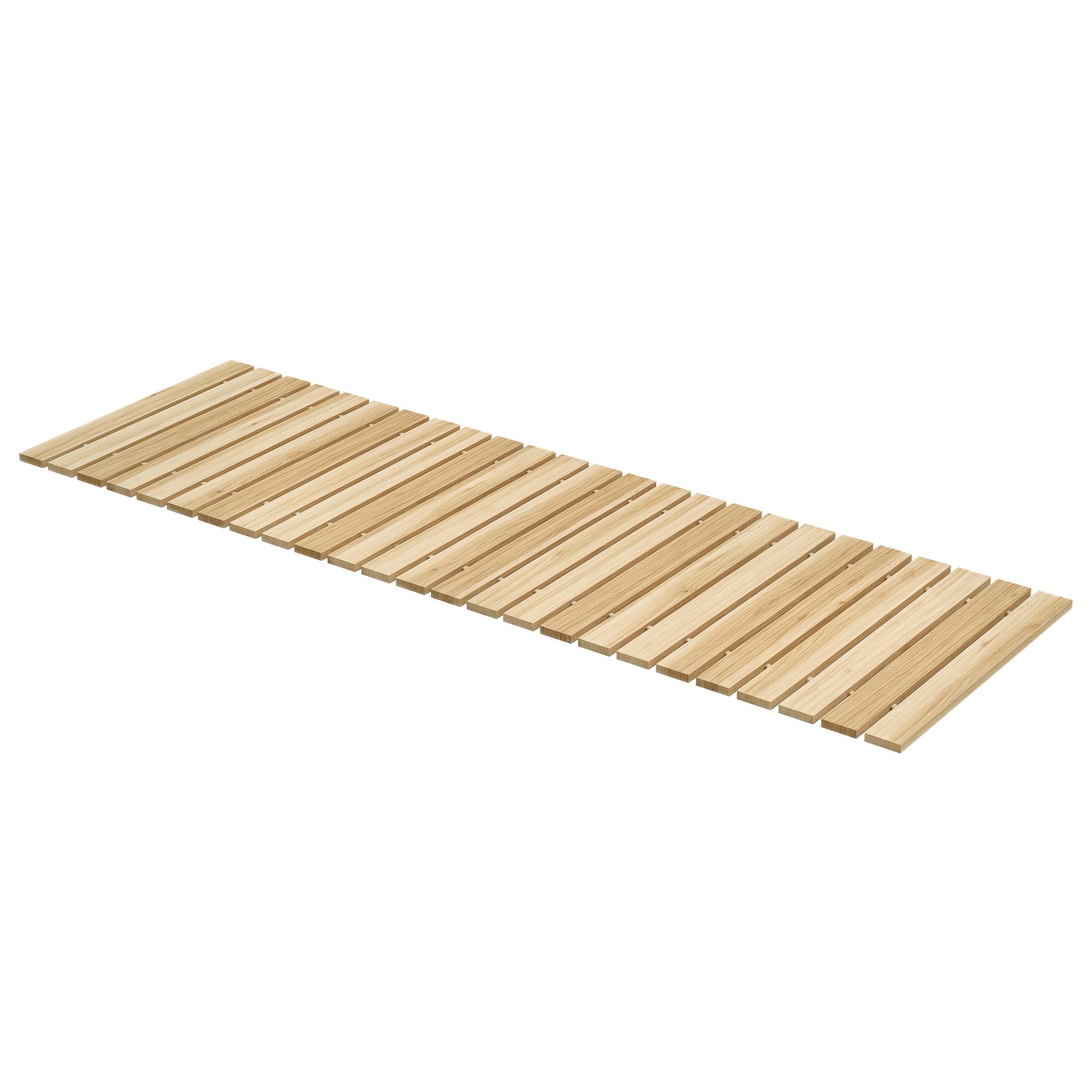 Outsunny Passerella per Giardino a Doghe Arrotolabili, Vialetto Giardino in Legno di Abete, Sentiero da Esterno di Legno, 120x38 cm, Color Legno
