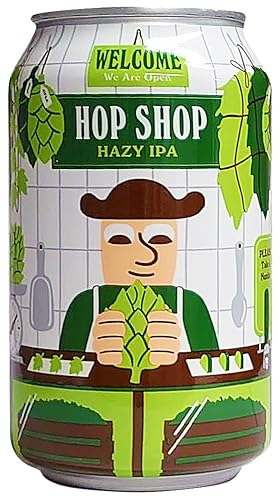 ミッケラー ホップショップ ヘイジーIPA クラフトビール缶【330ml×24本 （1ケース）】ロゴグッズ1枚付 Mikkeller