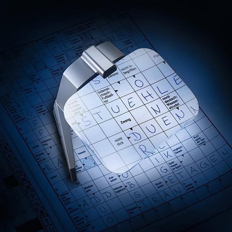 Eschenbach Standlupe Scribolux Leselupe mit LED-Beleuchtung, 2,8X Vergrößerung