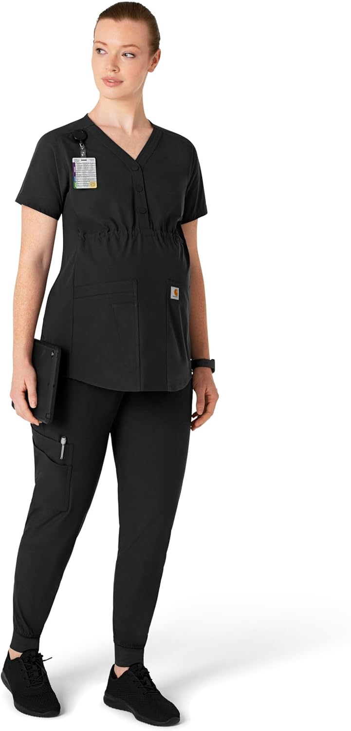 Force Essentials Women's Maternity Jogger Scrub Pant - Image 4