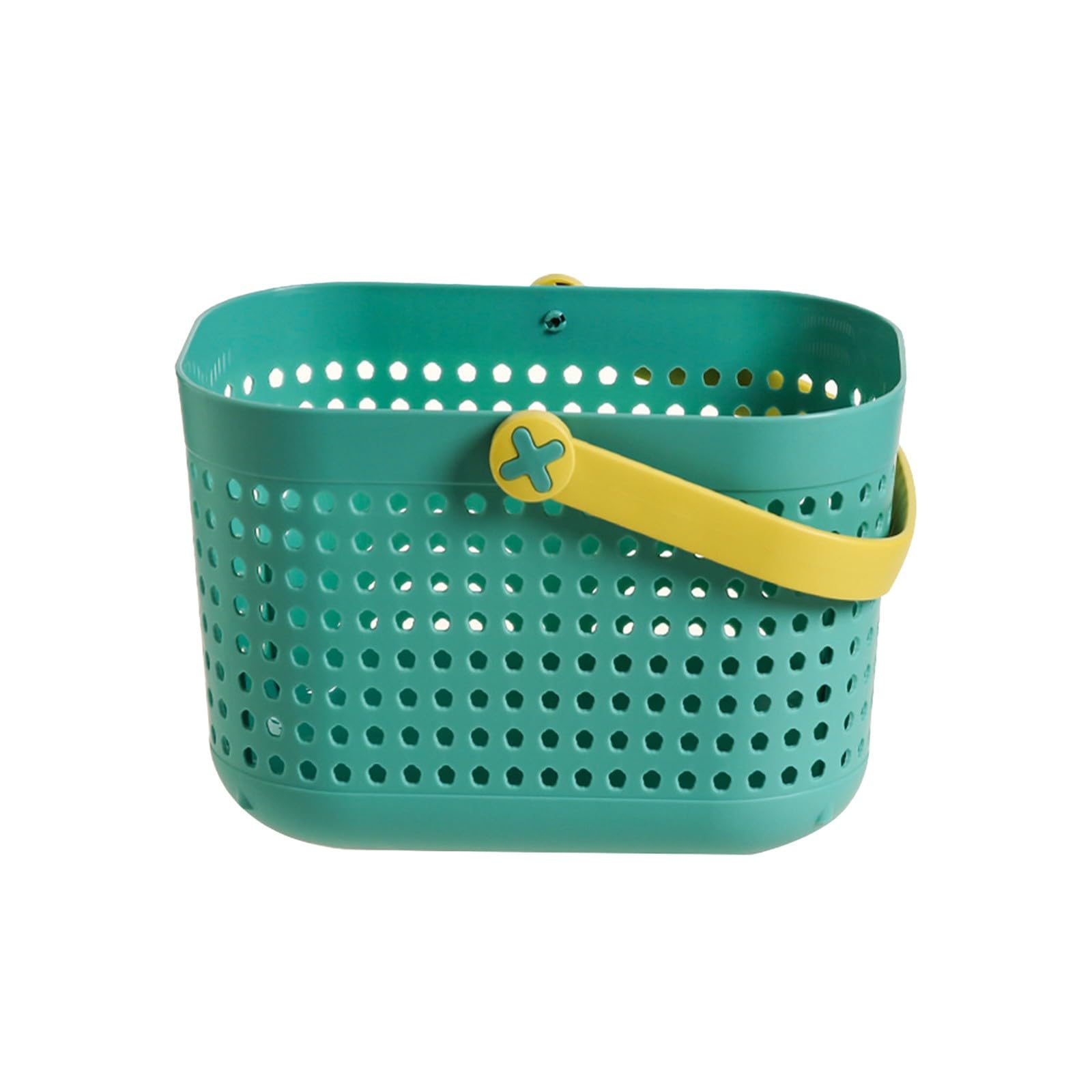 simplmasygenix Plastic Shower Caddy Basket with Handle Portable Storage Basket for Cleaning Supplies Organizing Small Storage Bin Containers
