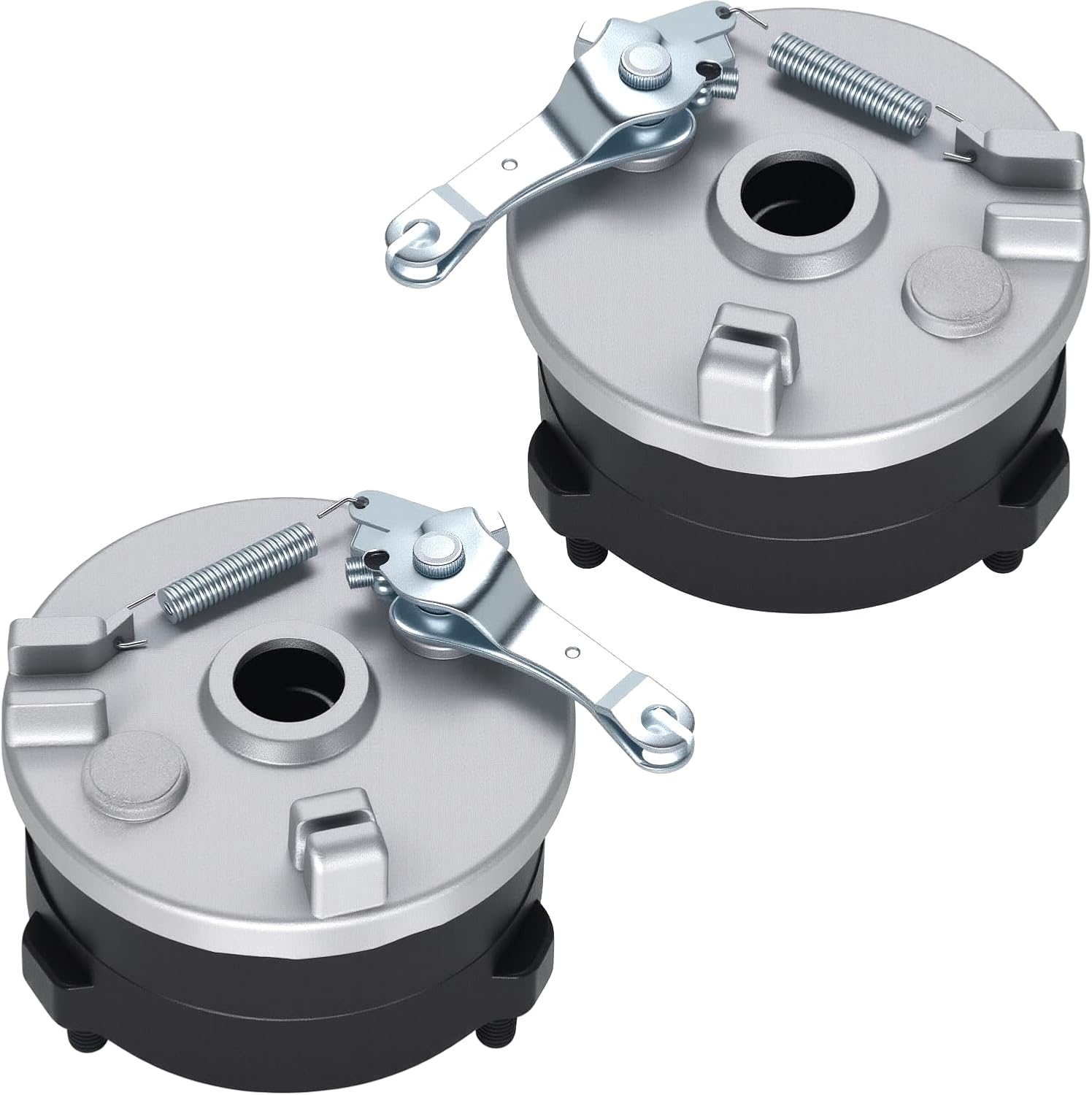 Front Drum Brake Wheel Hub with 3 Stud Drum Brake Housing + Shoes (Left & Right) Aftermarket Parts Fit for 50cc 70cc 90cc 110cc 125cc Taotao Sunl ATV Quad 4 Wheel Motorcycle.