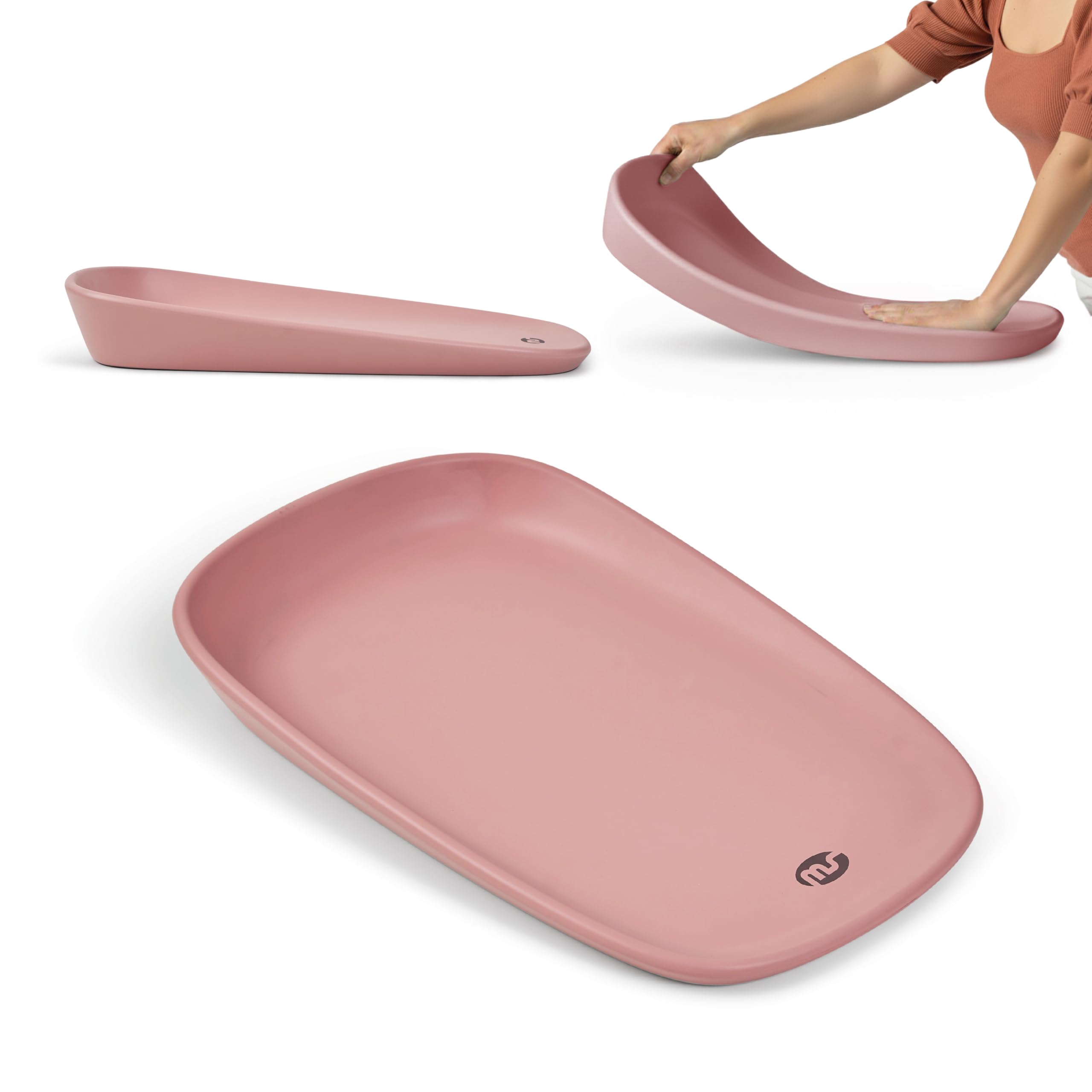 Ms BabyWorld FOAMY - Cambiador de Bebé Antideslizante EVA - Impermeable, Fácil de limpiar, Compacto para Viajes y Uso Diario | Desde 0m hasta 12 meses| 67x41x10 (Arena) — view 9