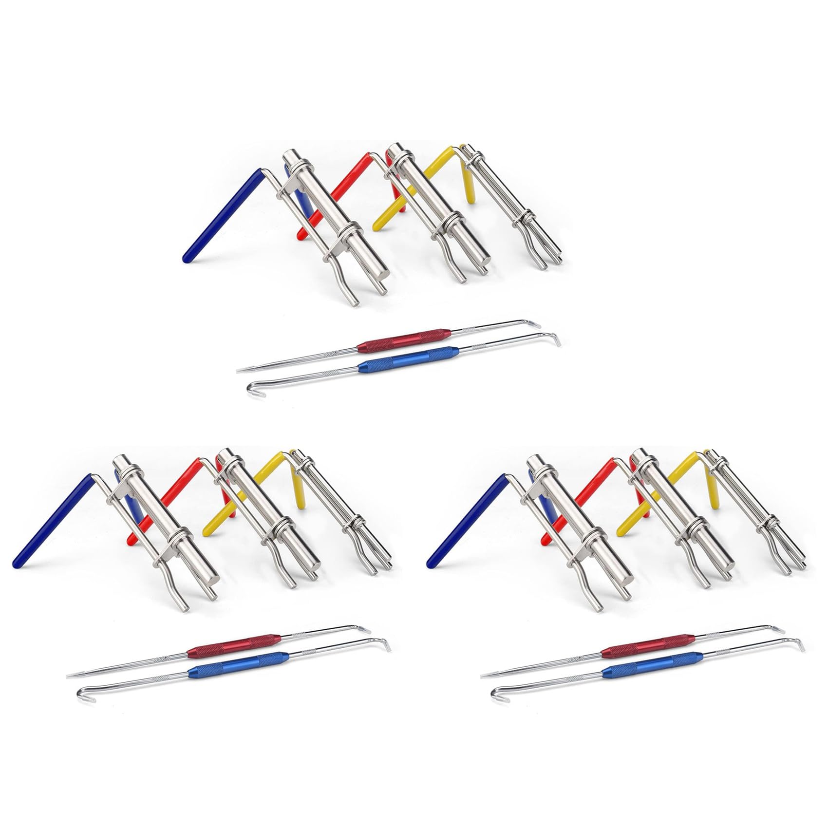 Jnchdghwa As Shown 15X Hydraulic Cylinder Rod Seal Installation Tool Kit,Hydraulic Cylinder Rebuild Repair Gland Seal Tool