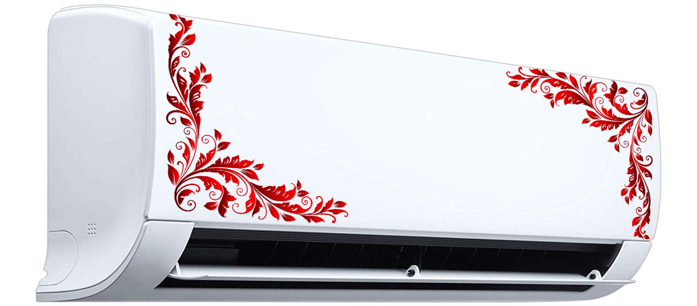 Decopix 'ac Sticker Fridge Sticker Wall Sticker Split Ac Stickers Air Conditioner Sticker - Standard Size (Fit for All Models/Sizes/Brands) (Vinyl, Multicolor)' - Sm6002