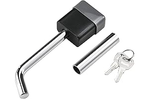 CZC AUTO Trailer Hitch Lock Receiver Lock with 1/2 Inch Locking Hitch...