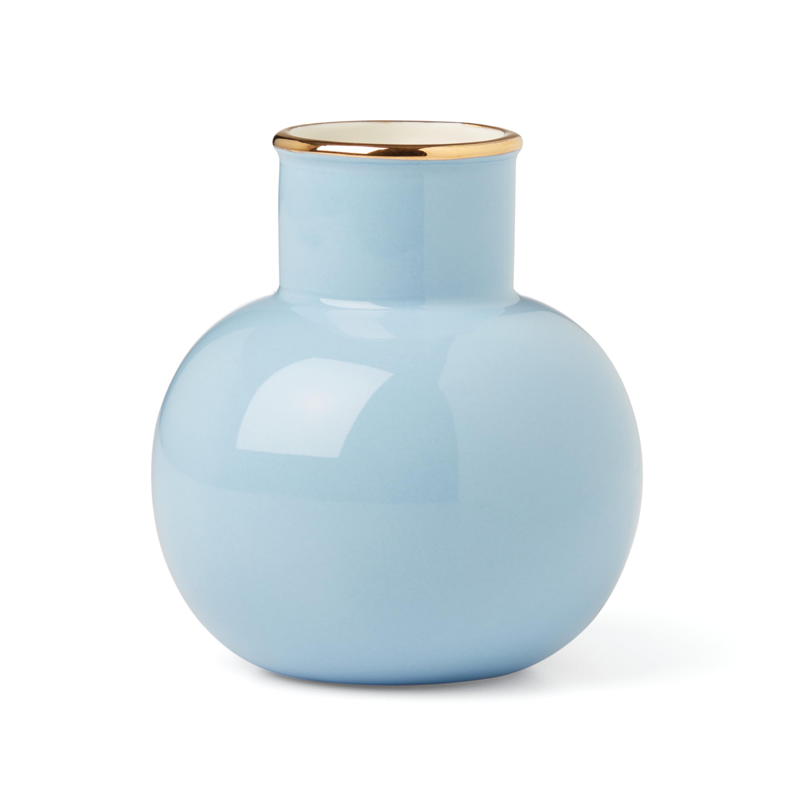 Kate Spade New York Blue Make It Pop Small Vase, 0.68