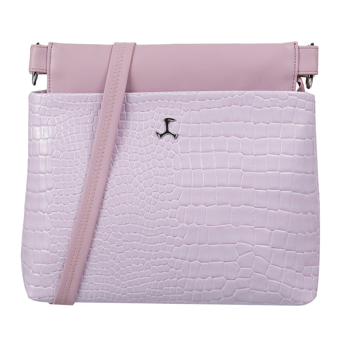 Mochi Women Purple Zip Top Sling Bag (66-7648) (B09W1BDXZQ) Amazon Price History, Amazon Price Tracker