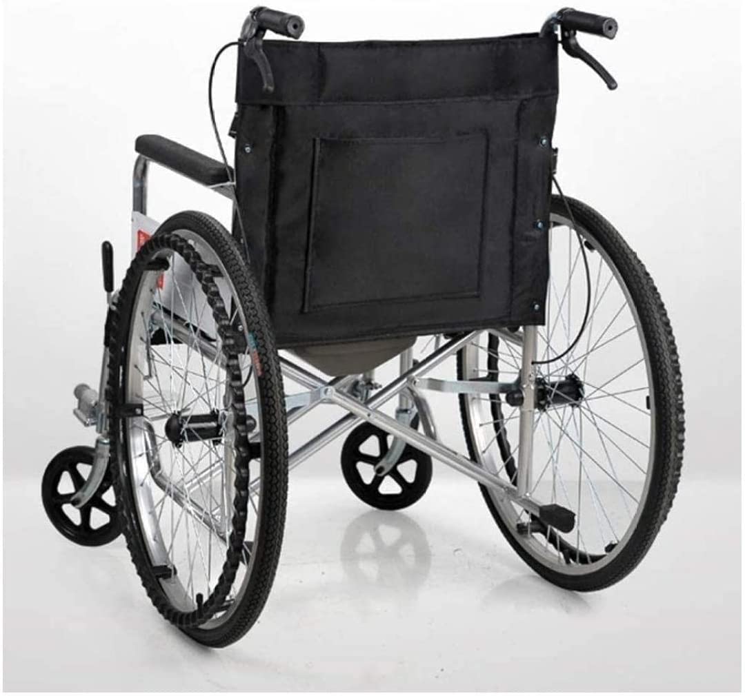 Silla de Ruedas Ultraligera Plegable,Silla de Ruedas de Transporte Portátil,Silla de Ruedas de Aluminio Deportiva Manual Autopropulsada