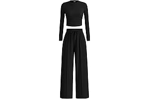 Sportneer Ribbed Matching Set: Elevate Your Casual Wardrobe