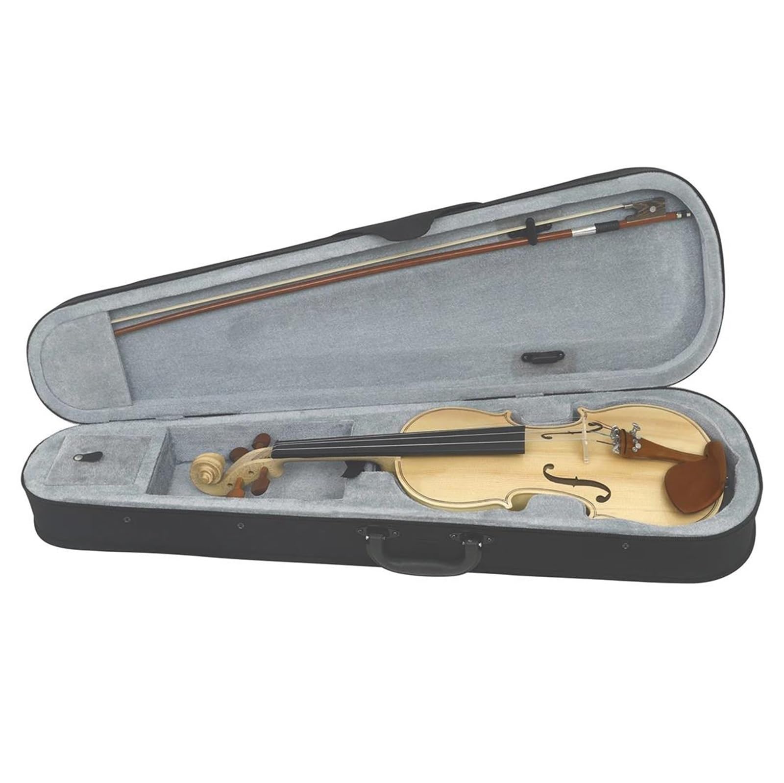Violino 4/4 Principiante Pannello In Abete Strumento A Corde Di In Acero Con Custodia Corde Per Arco Spalla Resto Accessori(Violin)