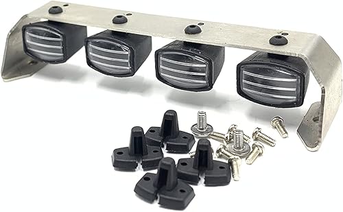 Miniatura 2 de KTRC0033 110 112 Escala delanteratecho Led Luces Bar para RC Toy cralwer Truck 4x4 scx10 d90 d110 crossrc AT4 UC6