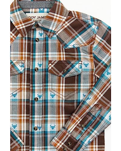 Cody James Toddler-Boys' Bull Dobby Long Sleeve Snap Shirt - Ctsp23w612