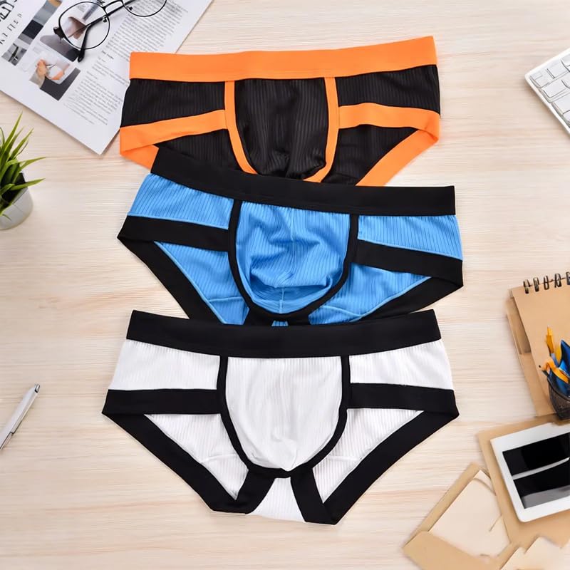 3 Pcs Men's Breathable Boxer Briefs