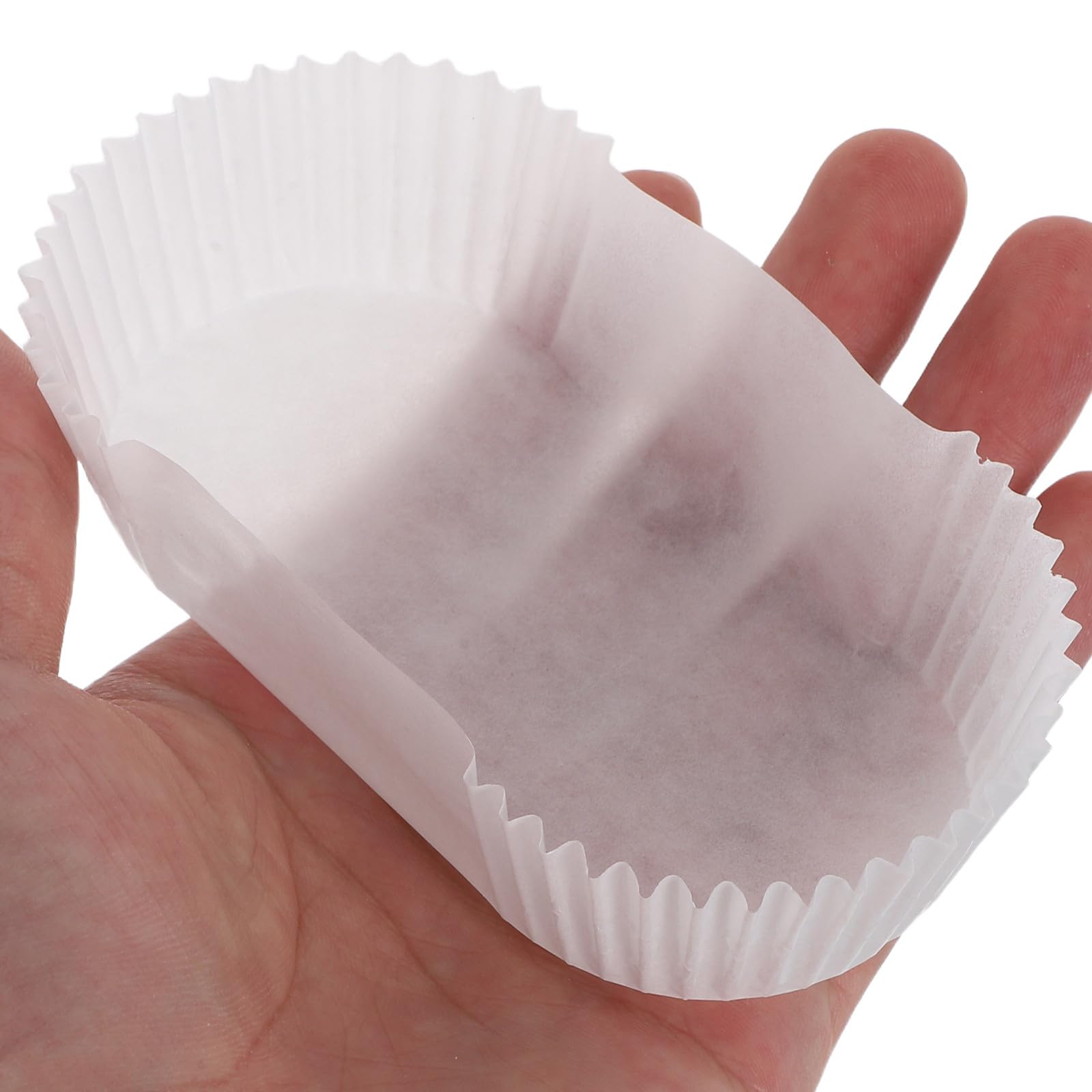 1000 Capacillos Ovalados para Hornear Papeles Desechables para Cupcakes y Muffins Tamaño Grande 10 CM Aptos para Horno Ideales para Repostería Casera y Fiestas