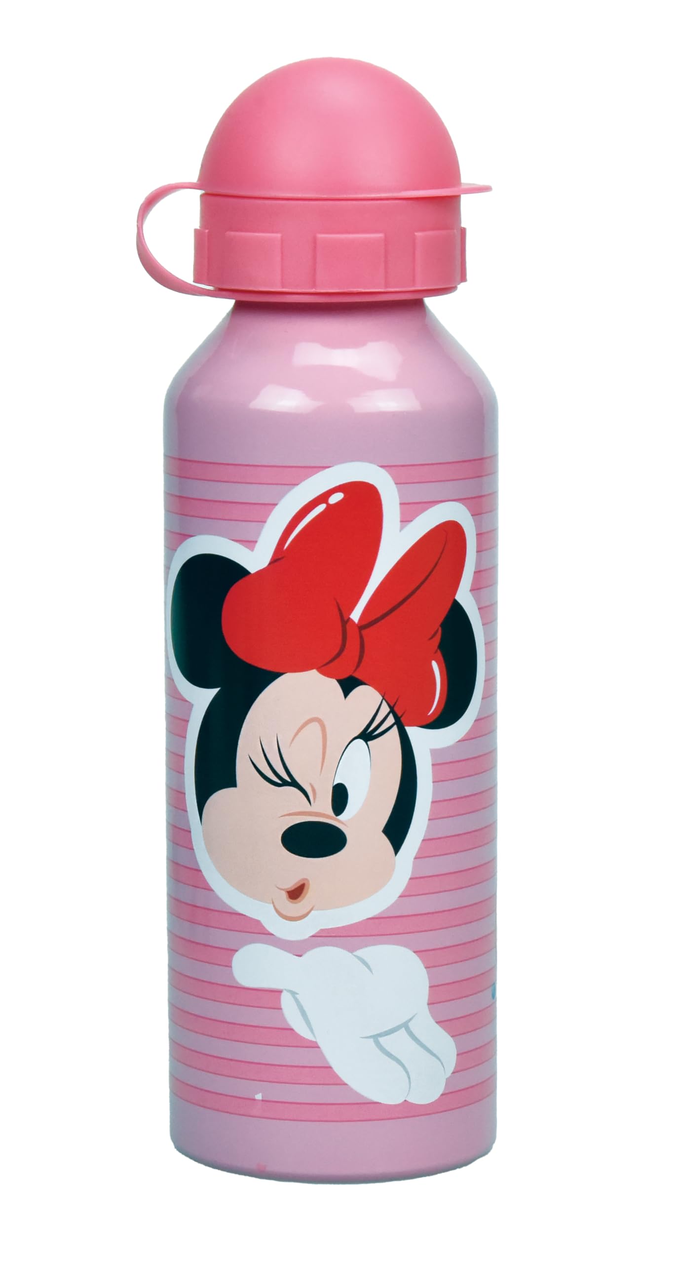 Minnie Characters Aluminium Sports Bottle 520ml, Holiday - Image 2
