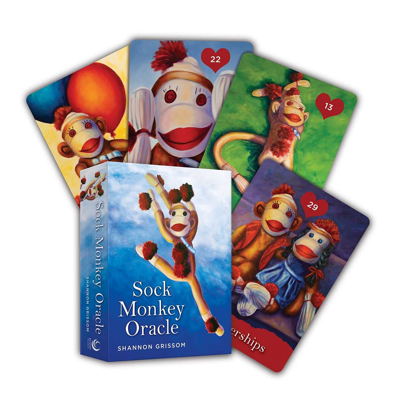 Sock Monkey Oracle: 46 cards & 64pp guidebook