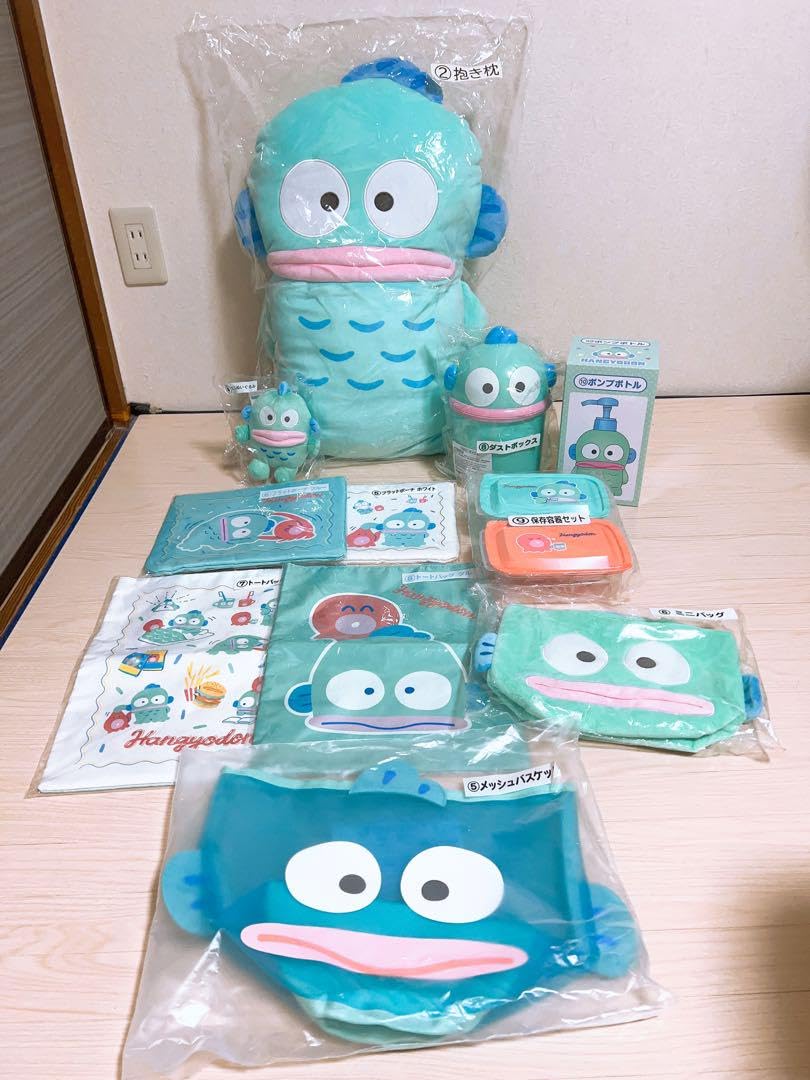 Amazon.co.jp: ハンギョドン サンリオくじ 景品セット 1種類 抱き枕 