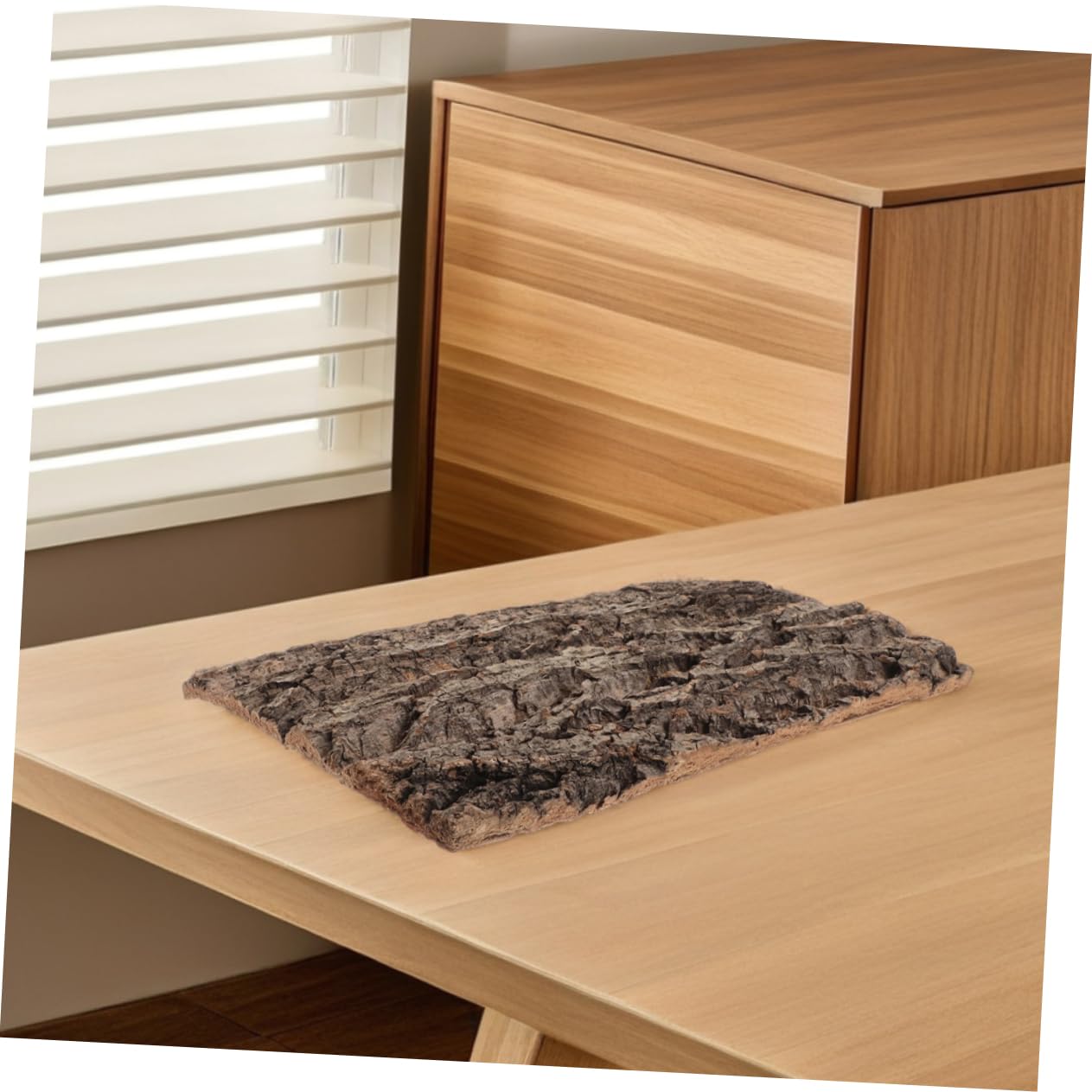 2piezas Verde De Corteza Natural para Reptiles Decoración De De Corcho Sustrato para Hábitat De