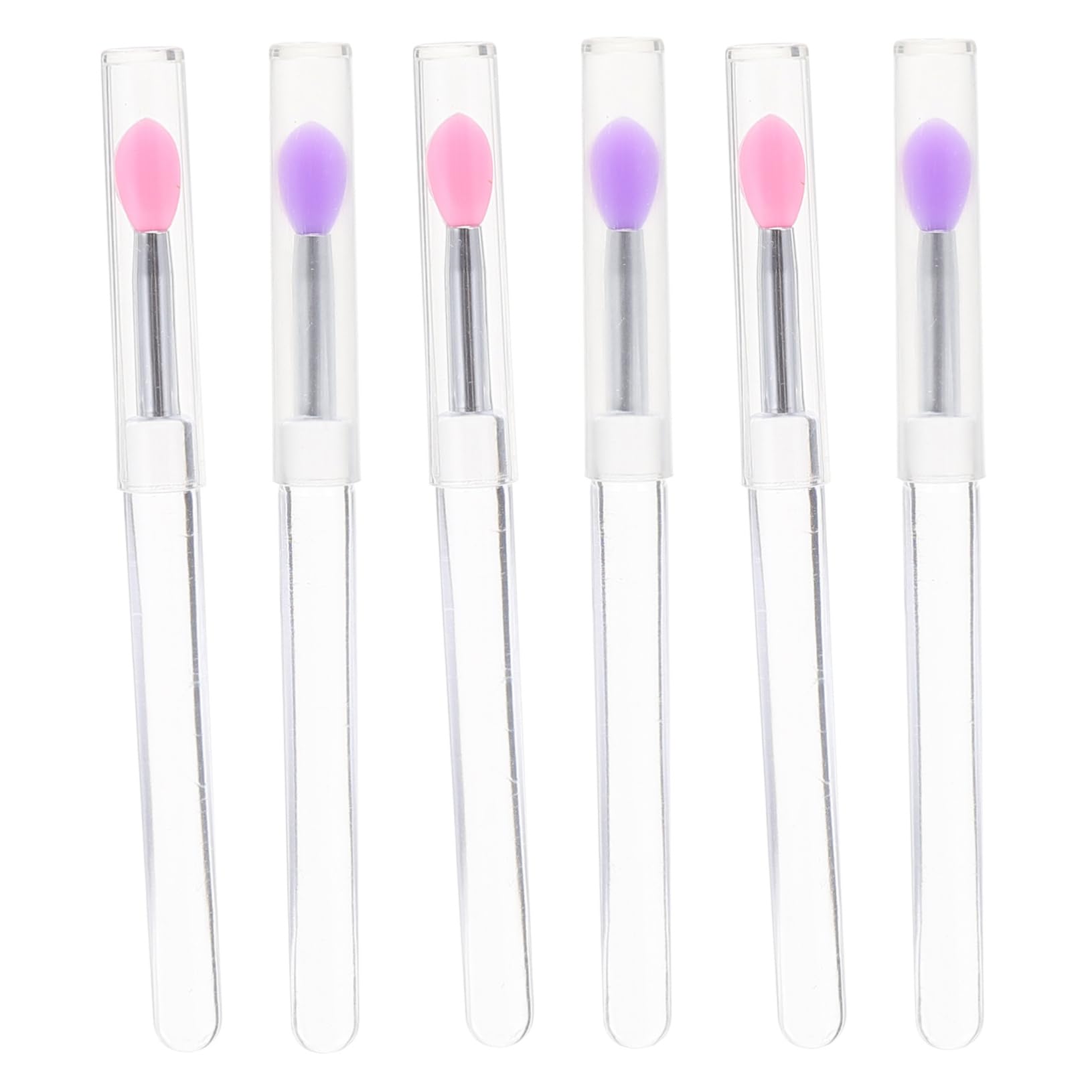FOMIYES 6pcs Silicone Lip Mask Brush Applicator for Smooth Lip Makeup Makeup Tools Set