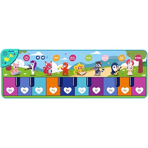 Piano Mat Educational Blanket for Toddlers