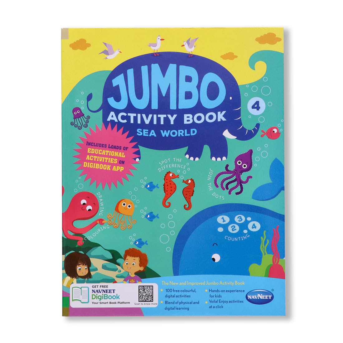 Navneet Jumbo Activity Book - 4 (9386694565) Amazon Price History, Amazon Price Tracker