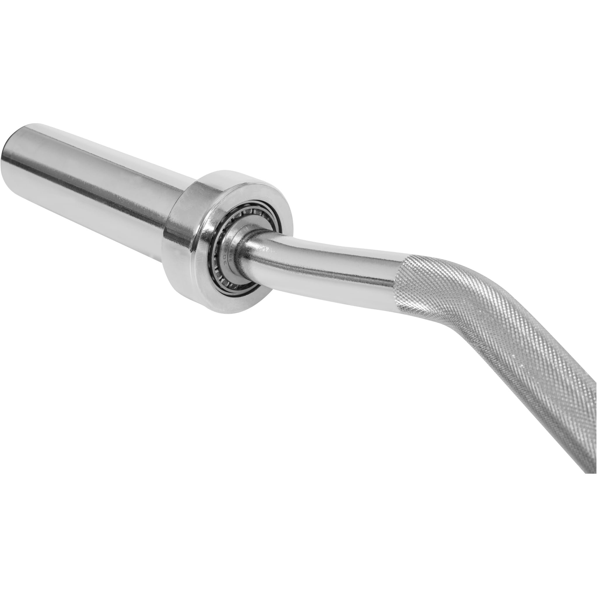 Gorilla Sports Barre curl 50mm avec Stop disques 120cm