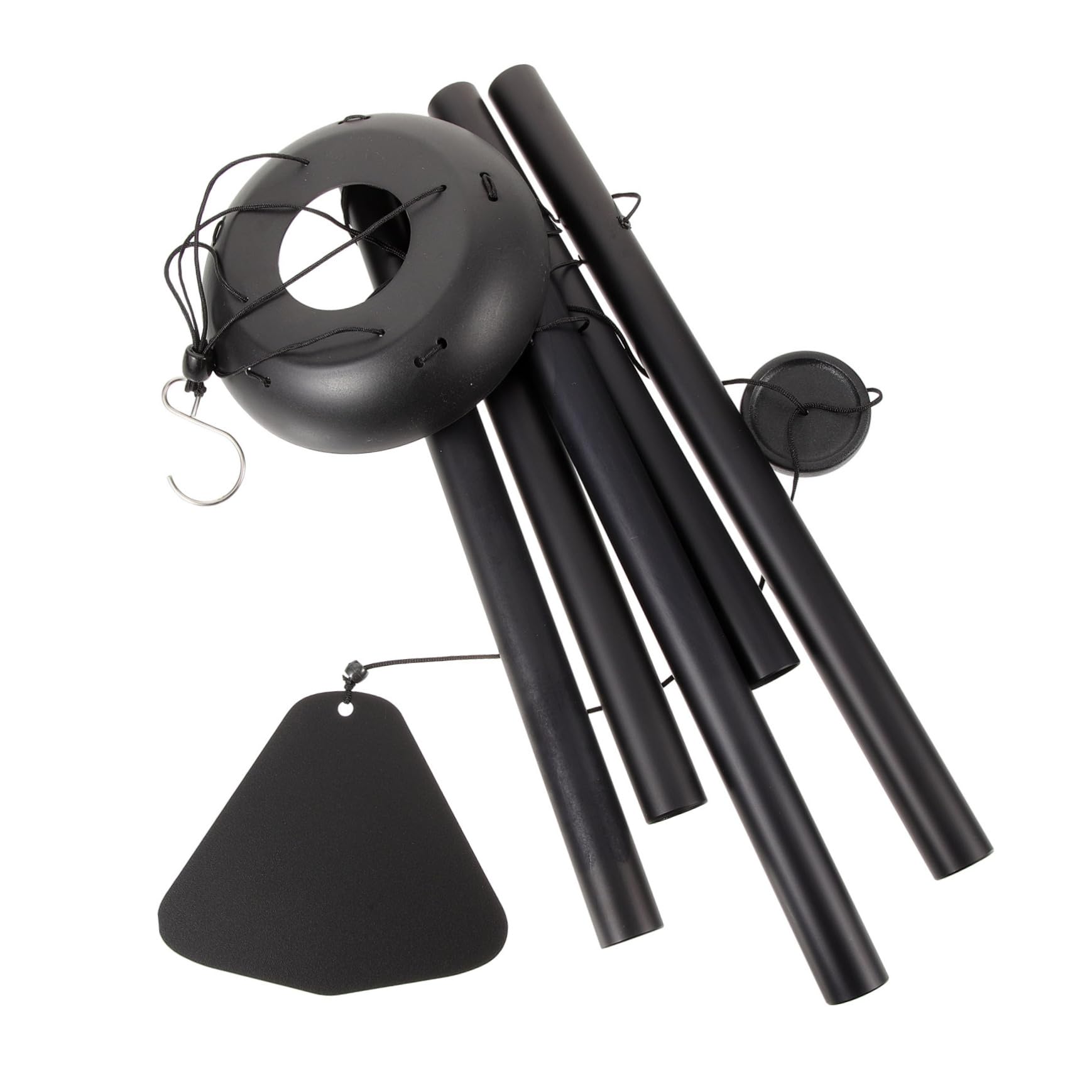 TOYANDONA 5 Sätze Altes Windspiel Windspiel Windspiele Für Draußen Glockenspiel Im Freien Gartenverzierungen Im Freien Outdoor-Ornamente Windspiele Für Draußen Metallwindspiel Schwarz Metall