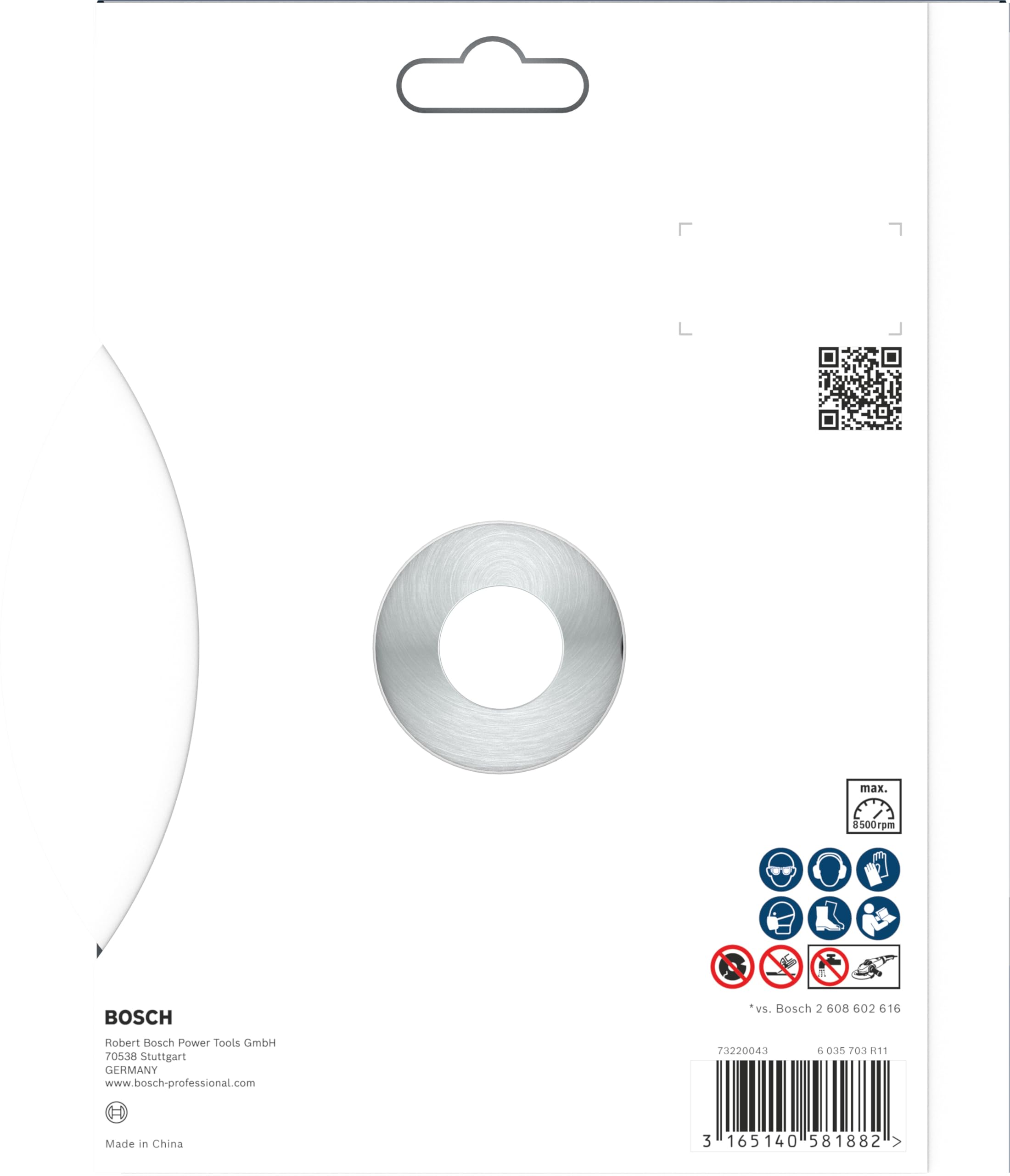 Bosch Professional Diamentowa tarcza tnąca Best for Abrasive (do materiałów abrazyjnych, 180 x 22,23 x 2,4 x 12 mm, Akcesoria małych szlifierek kątowych)