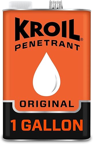 Kroil Aceite penetrante original (líquido, lata individual de 1 galón) | Penetrante para pernos oxidados, metal, bisagras, cadenas, piezas móviles |