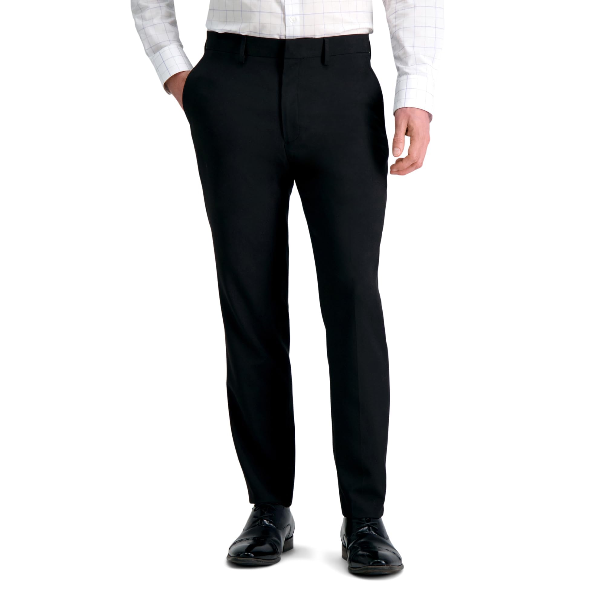Haggar Mens Smart Wash with Repreve Slim Fit Stretch Machine Washable Suit Separates - Pants Jackets