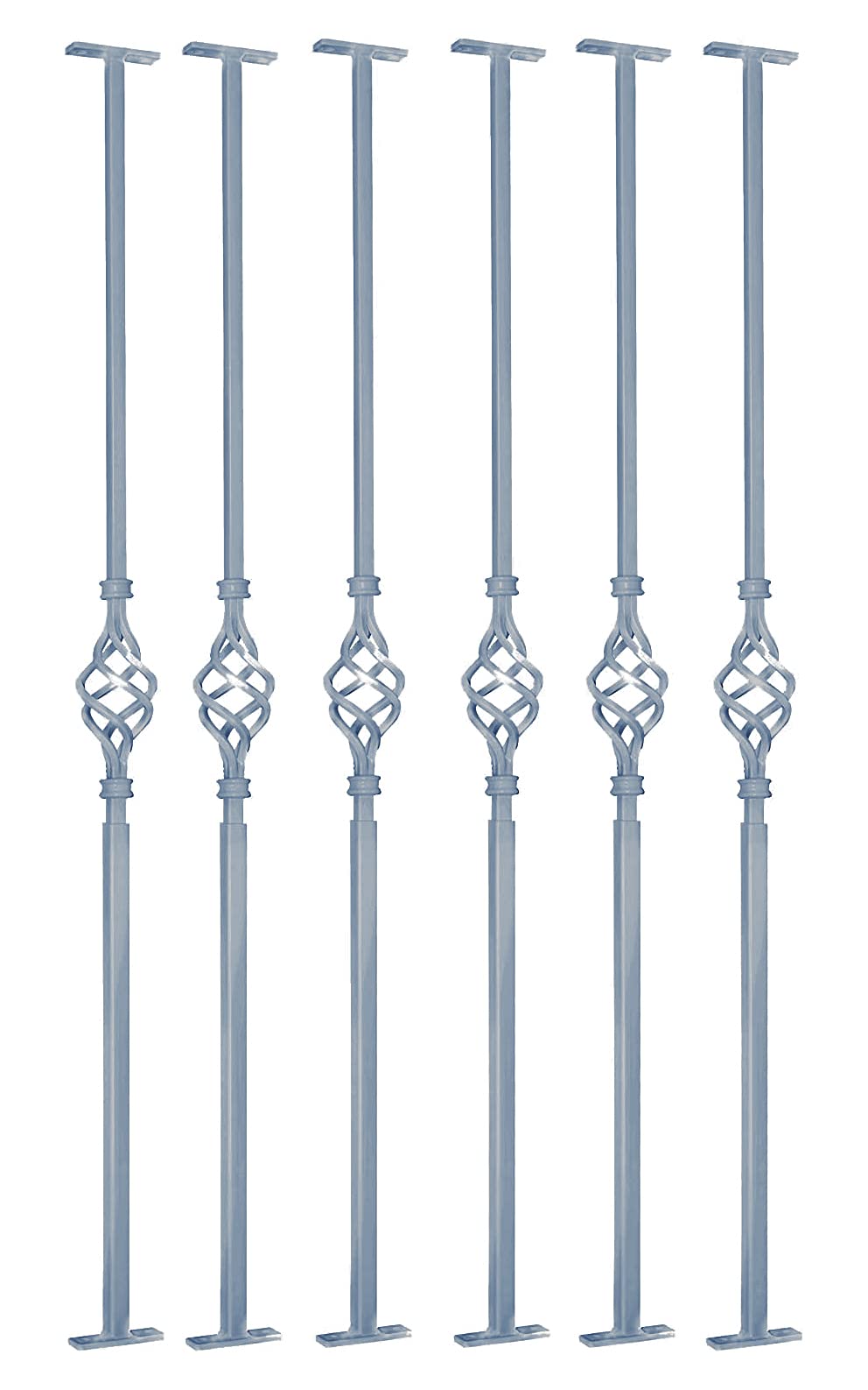 Avonstar Classics Range Adjustable Decorative Window Security Bars Pack of 6 British Made (Grey) — image 1