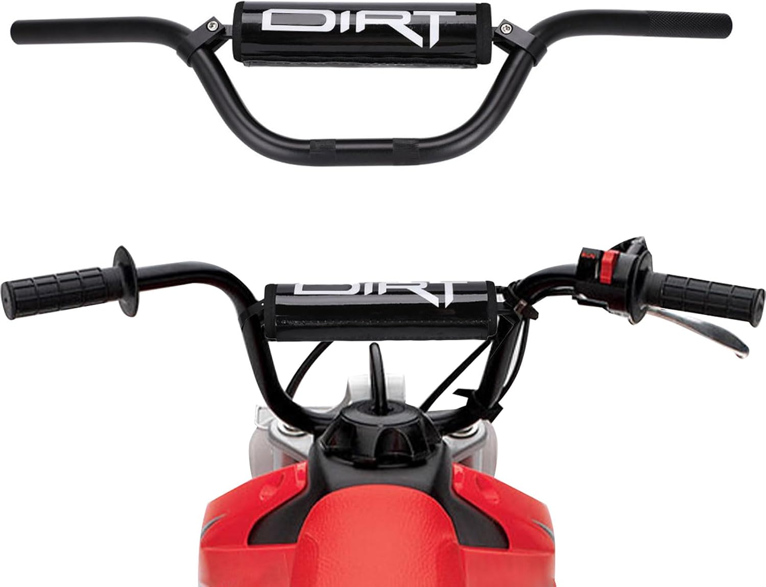 Dirt Pit Bike 7/8' 22mm Handlebar Mini Bike Handlebar with Foam Pad for CRF50, XR100, KLX110, CRF110, TTR90, SSR125, Grom, Z125, BT200X, MB200, CRF, XR, TTR, KX, RM, DRZ 50-125cc