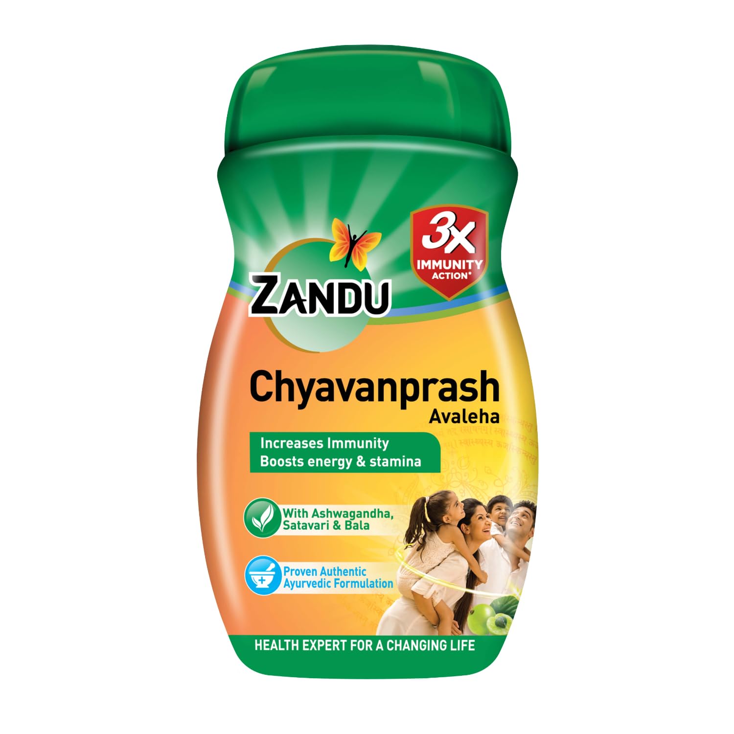 Zandu Chyavanprash Avaleha - Pack of 900g, 2X Immunity, Ayurvedic chyawanprash to build Strength and Stamina