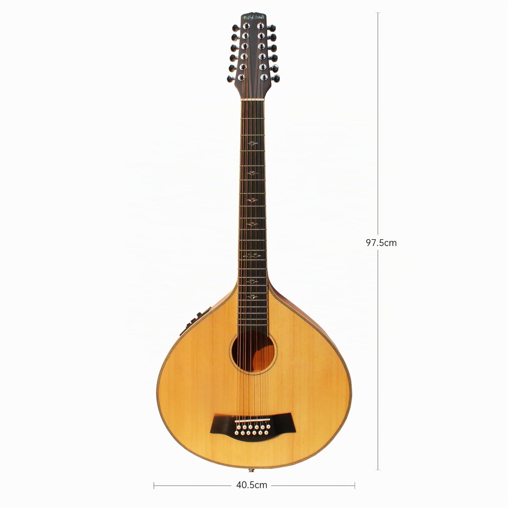 Batking Bouzouki - Chitarra Bouzouki a 12 corde con equalizzatore (12 corde)